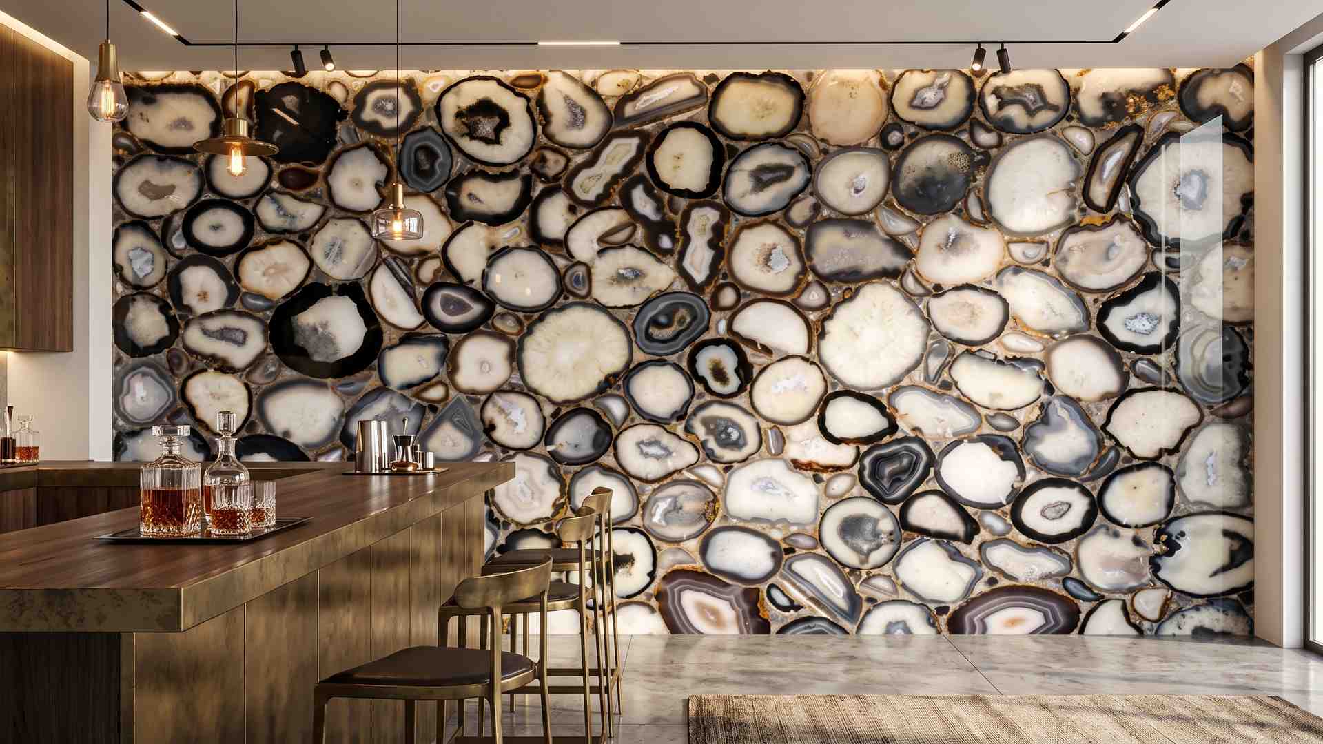 Agate Antique Blue Jumbo — Application